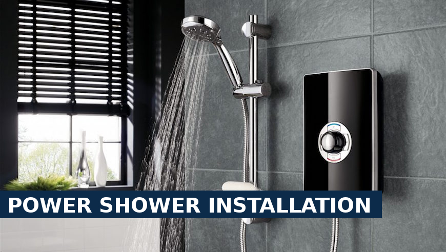 Power shower installation Bayswater
